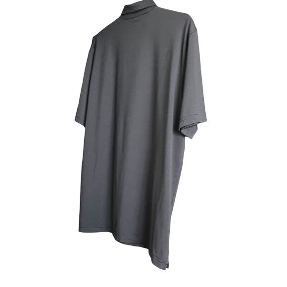 CALLAWAY OPTI-DRI SHORT SLV, PULL-OVER  POLO, MENS, XL, LGT/DARK GREY PINSTRIPES - Picture 5 of 10